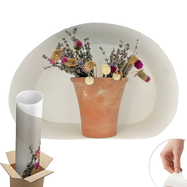 Abțibild de perete 3d 130x88 Flori uscate