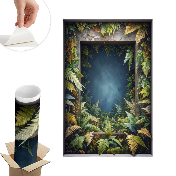 Fototapet fereastră 3d 52x80 Armonie naturală