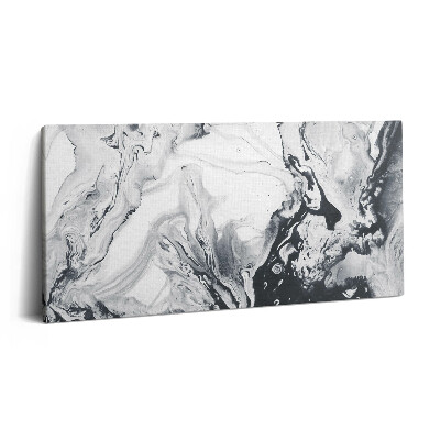 Tablou tipărite pe pânză 100x50 Abstractizare cu cerneală - Marble Ink