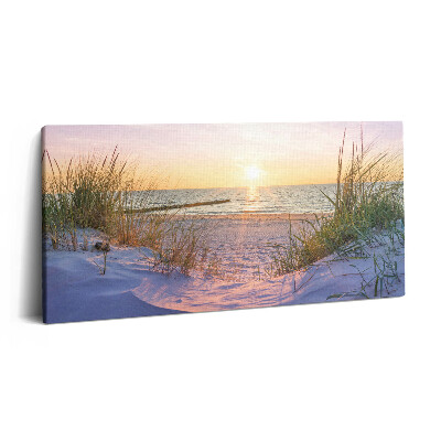 Tablou tipărite pe pânză 100x50 Marea poloneză - plajă