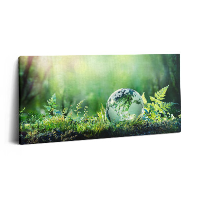 Tablou tipărite pe pânză 100x50 Glob pe iarbă