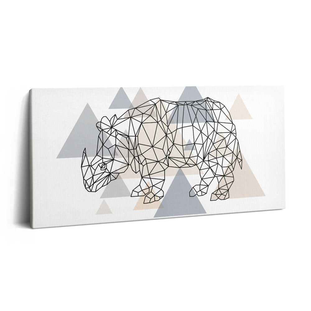 Tablou tipărite pe pânză 100x50 Model geometric