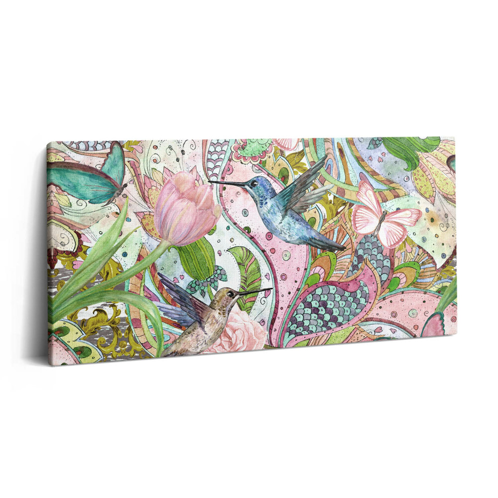 Tablou tipărite pe pânză 100x50 Decorațiuni florale