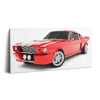 Tablou tipărite pe pânză 100x50 Mașină sport roșie