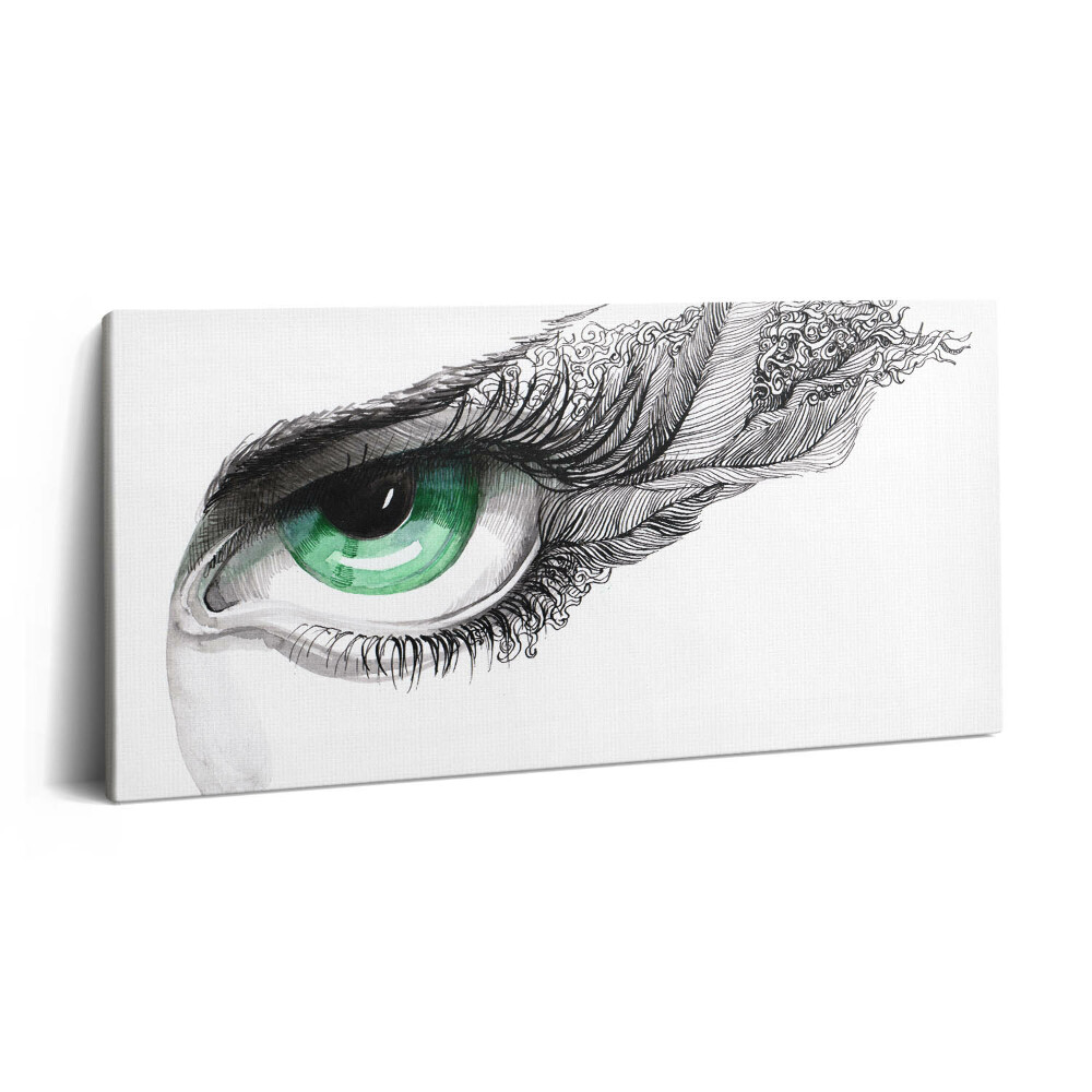 Tablou tipărite pe pânză 100x50 Abstracția ochiului uman