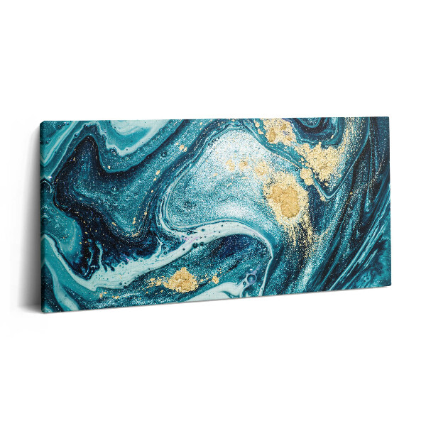 Tablou tipărite pe pânză 100x50 Abstracție de marmură