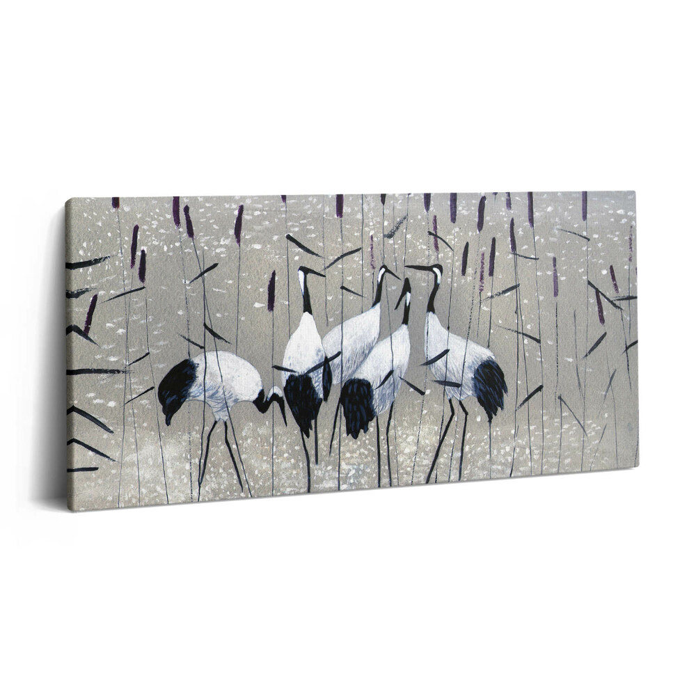 Tablou tipărite pe pânză 100x50 Macarale cu stuf