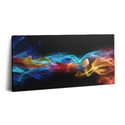Tablou tipărite pe pânză 100x50 Linii de lumină abstracte colorate