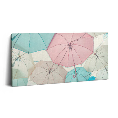 Tablou tipărite pe pânză 100x50 Umbre pastelate