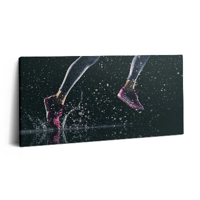 Tablou tipărite pe pânză 100x50 Stil de viață sănătos – alergare