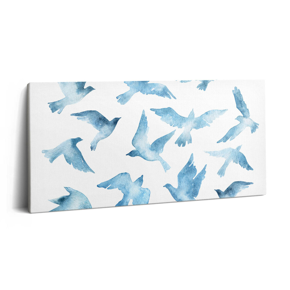 Tablou tipărite pe pânză 100x50 Păsări care zboară în aer