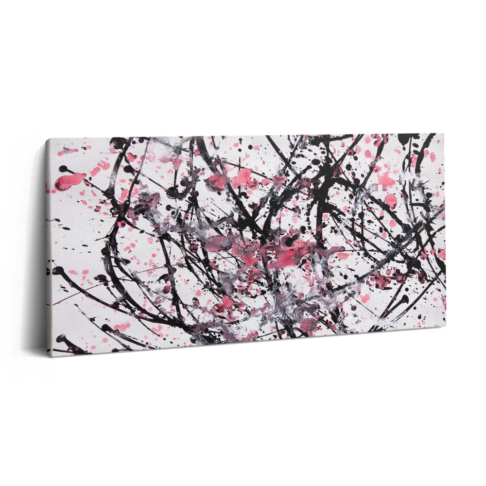 Tablou tipărite pe pânză 100x50 Abstracție cu pensulă