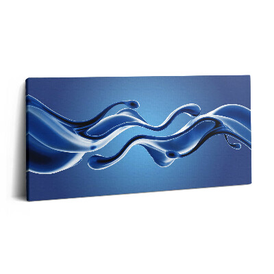 Tablou tipărite pe pânză 100x50 Abstracție fluidă