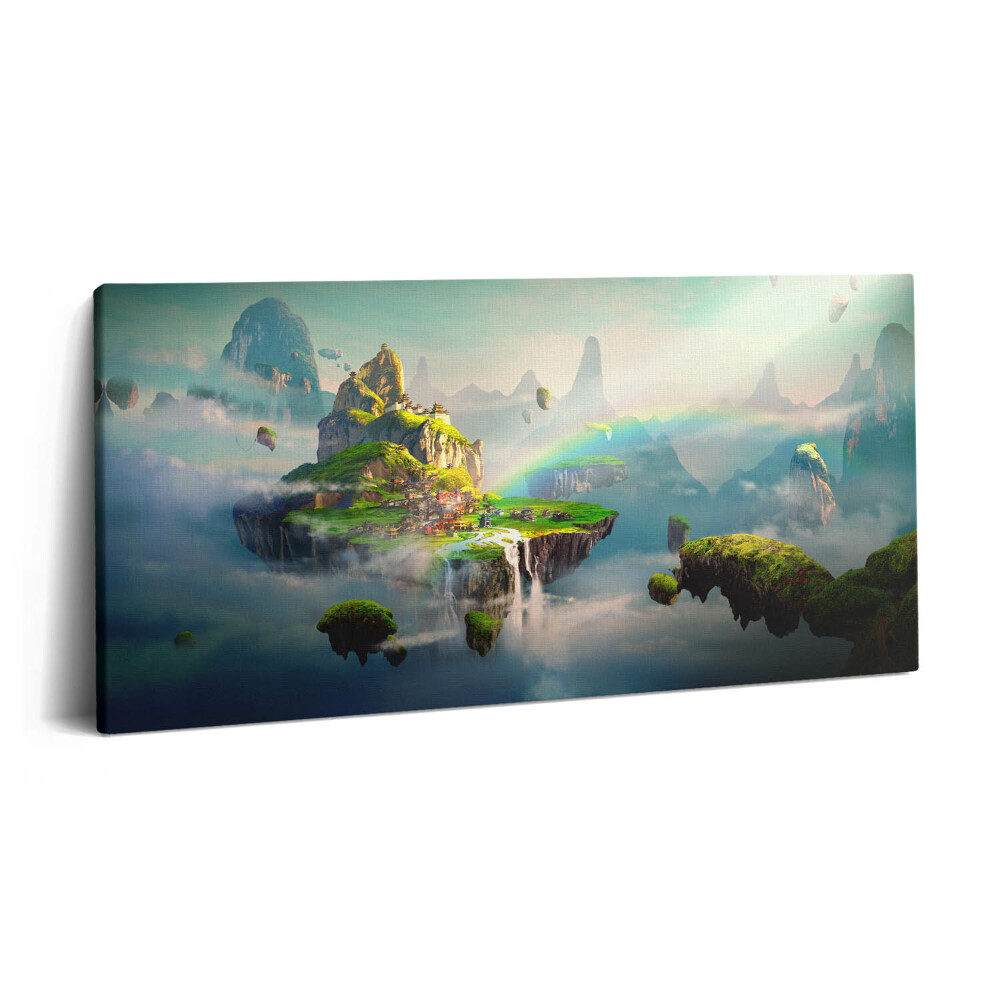 Tablou tipărite pe pânză 100x50 Scene fantastice în stil chinezesc