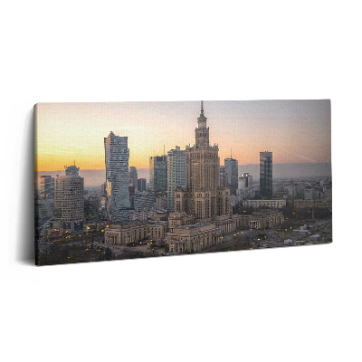 Tablou tipărite pe pânză 100x50 Palatul Culturii și Științei Varșovia