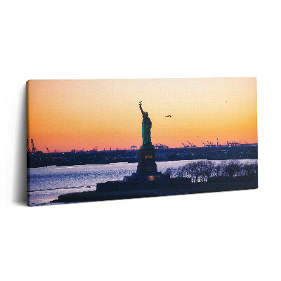 Tablou tipărite pe pânză 100x50 Statuia Libertății din New York