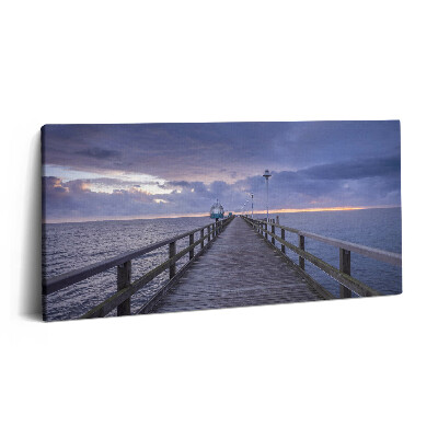 Tablou tipărite pe pânză 100x50 Dig pe Marea Baltică