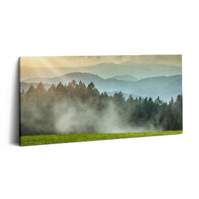Tablou tipărite pe pânză 100x50 Peisajul Beskids