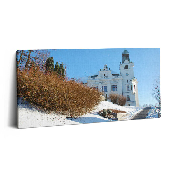 Tablou tipărite pe pânză 100x50 Orașul Ostrava iarna