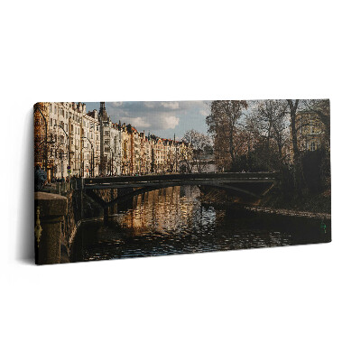 Tablou tipărite pe pânză 100x50 Panorama Pragăi