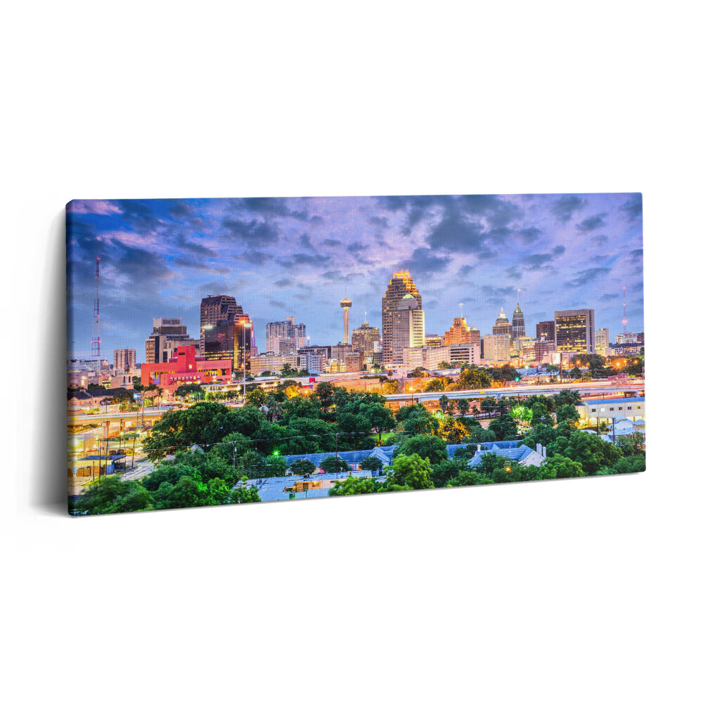 Tablou tipărite pe pânză 100x50 Peisajul urban din San Antonio