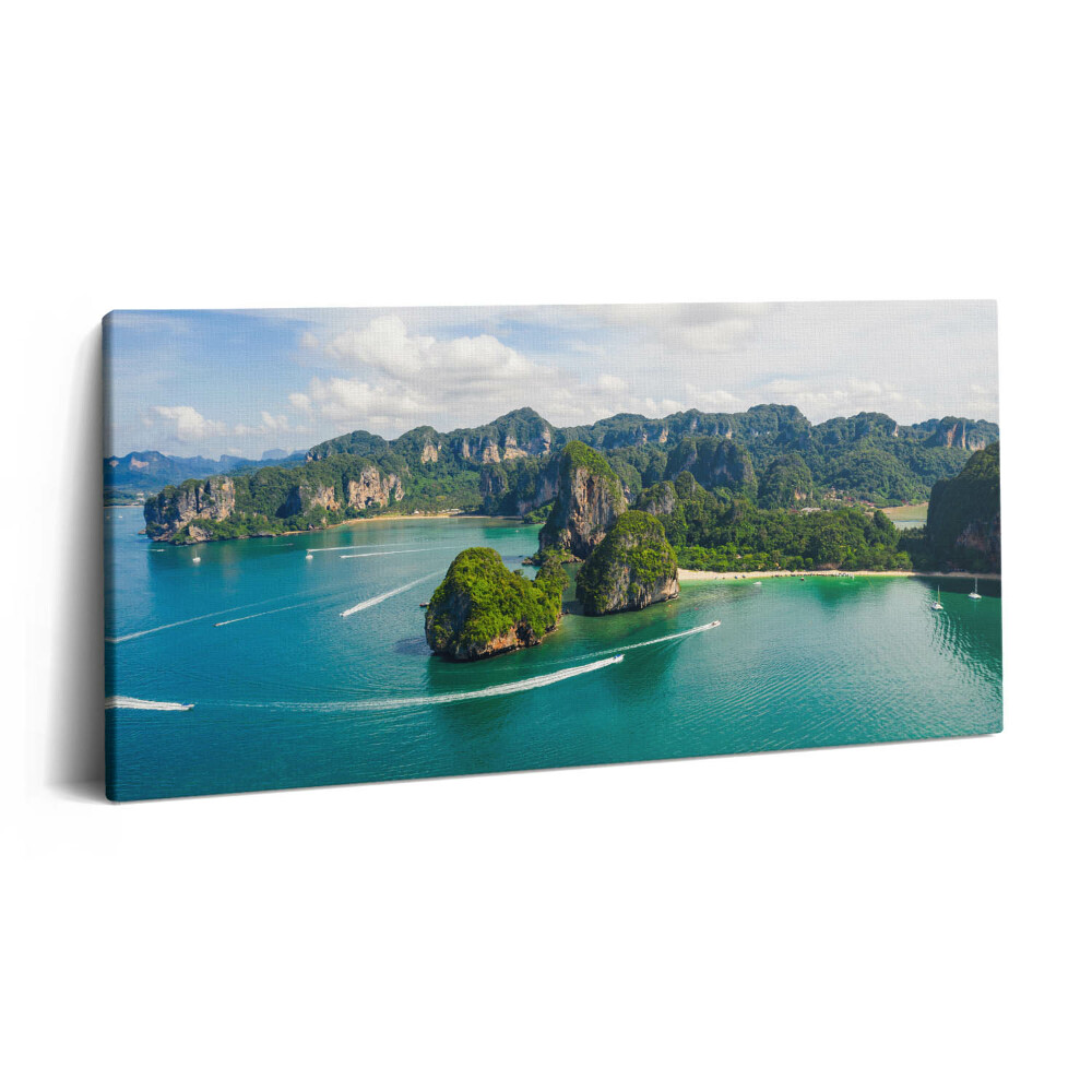 Tablou tipărite pe pânză 100x50 Insulă în Thailanda