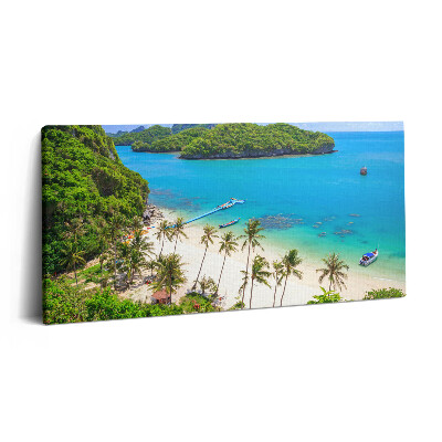 Tablou tipărite pe pânză 100x50 Parcul Național Koh Samui din Thailanda