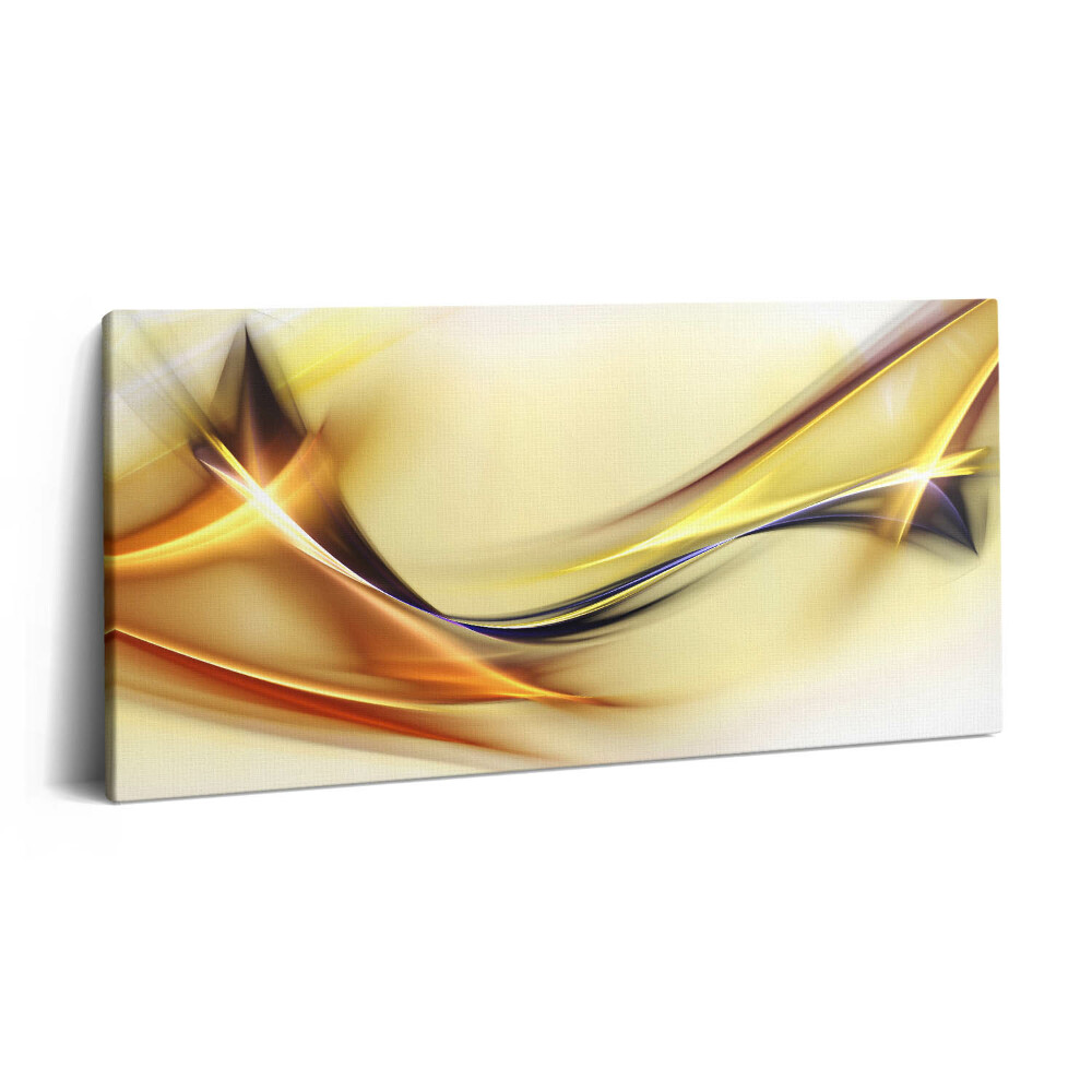 Tablou tipărite pe pânză 100x50 Abstractizarea undelor de energie