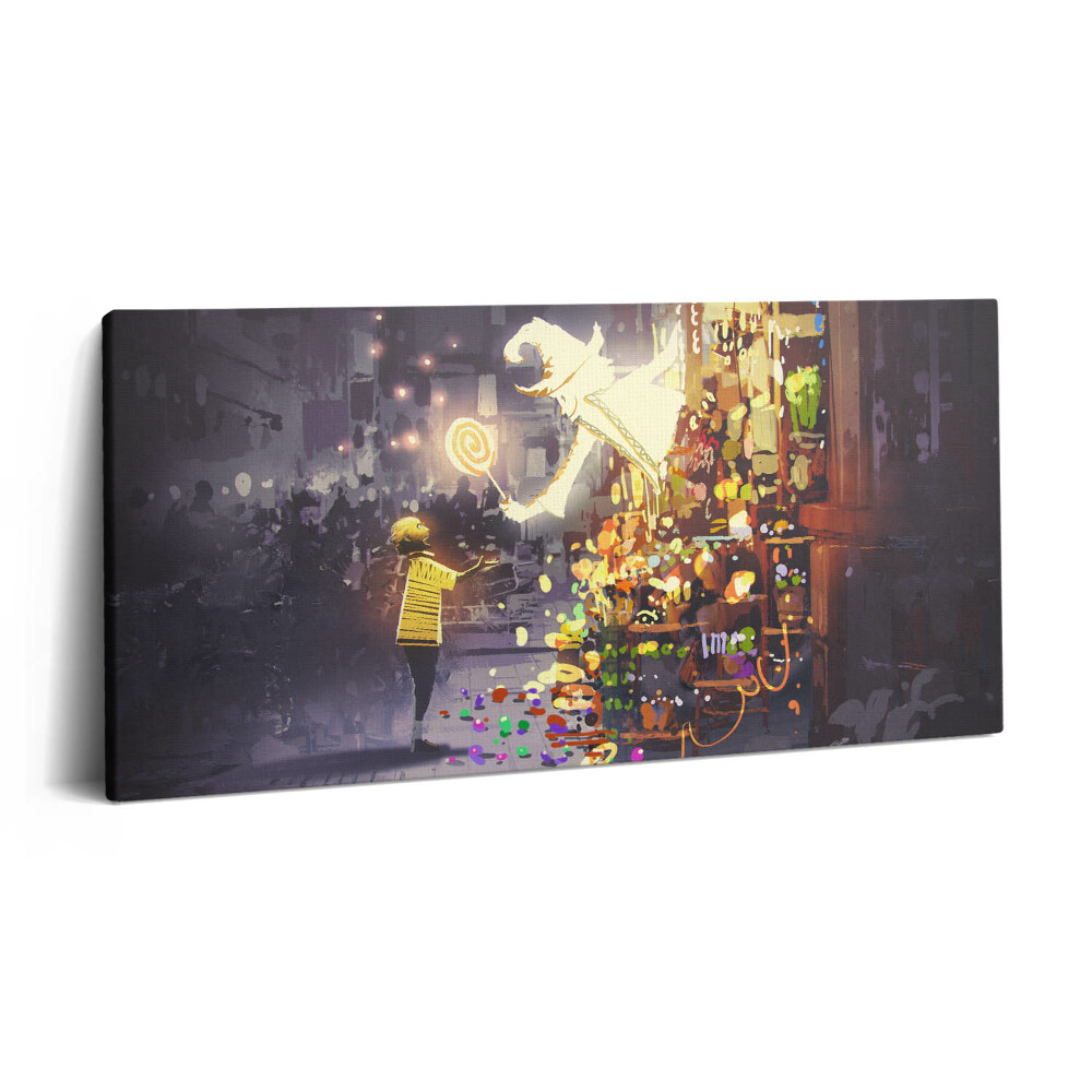 Imprimare tablou canvas 120x60 Ilustrație a unui basm magic