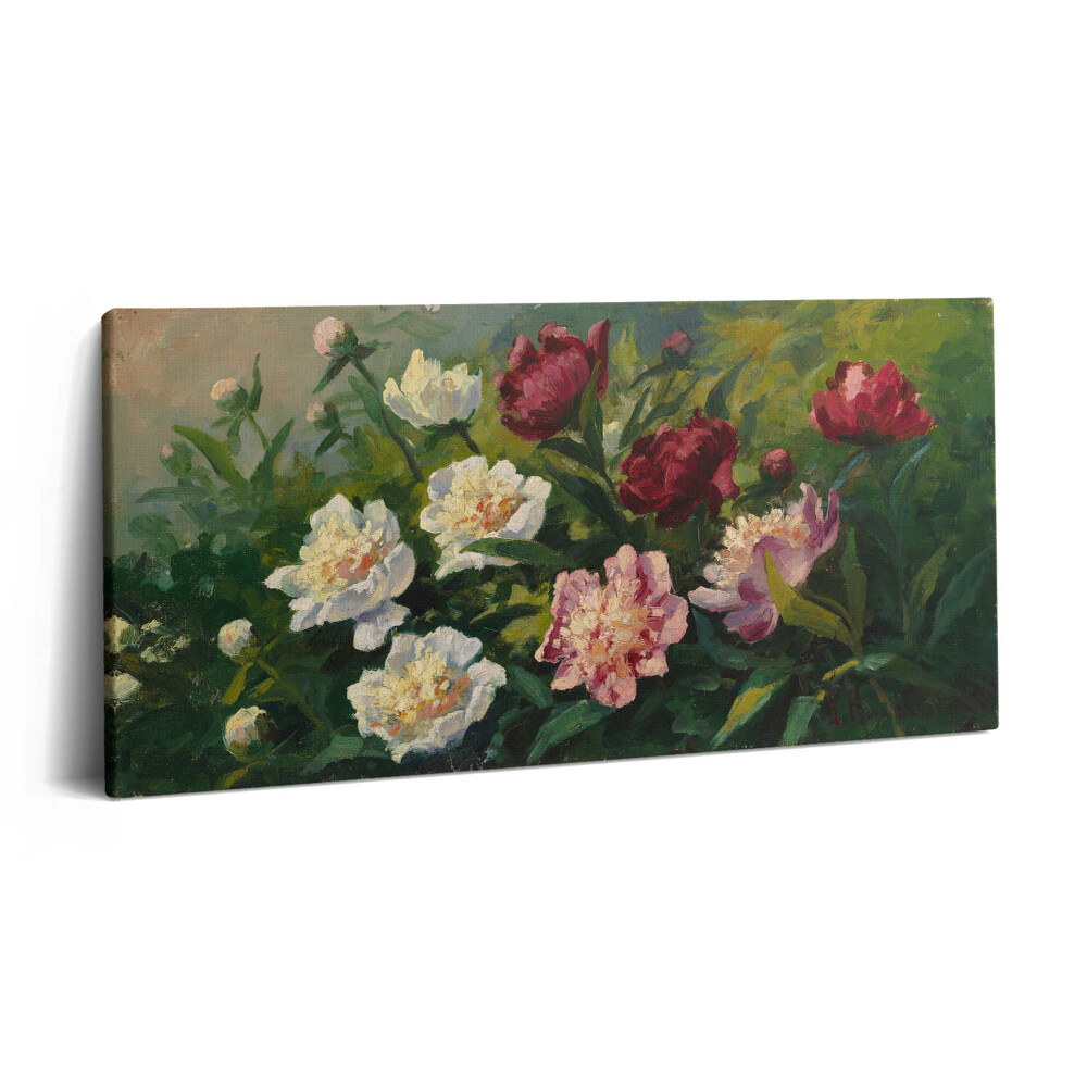 Imprimare tablou canvas 120x60 Am pictat flori frumoase