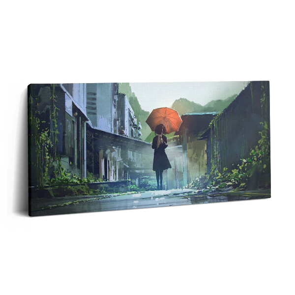 Imprimare tablou canvas 120x60 Mersul pe jos și vremea engleză