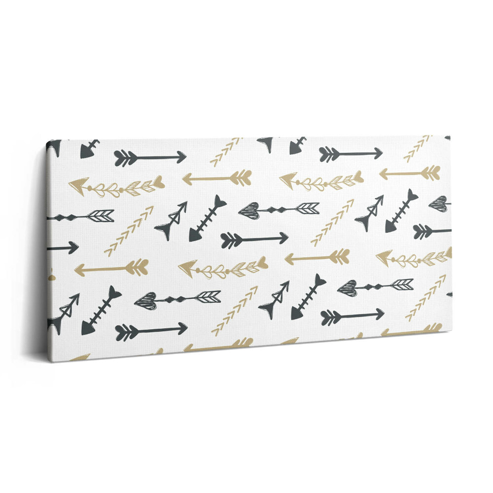 Imprimare tablou canvas 120x60 Model geometric hipster