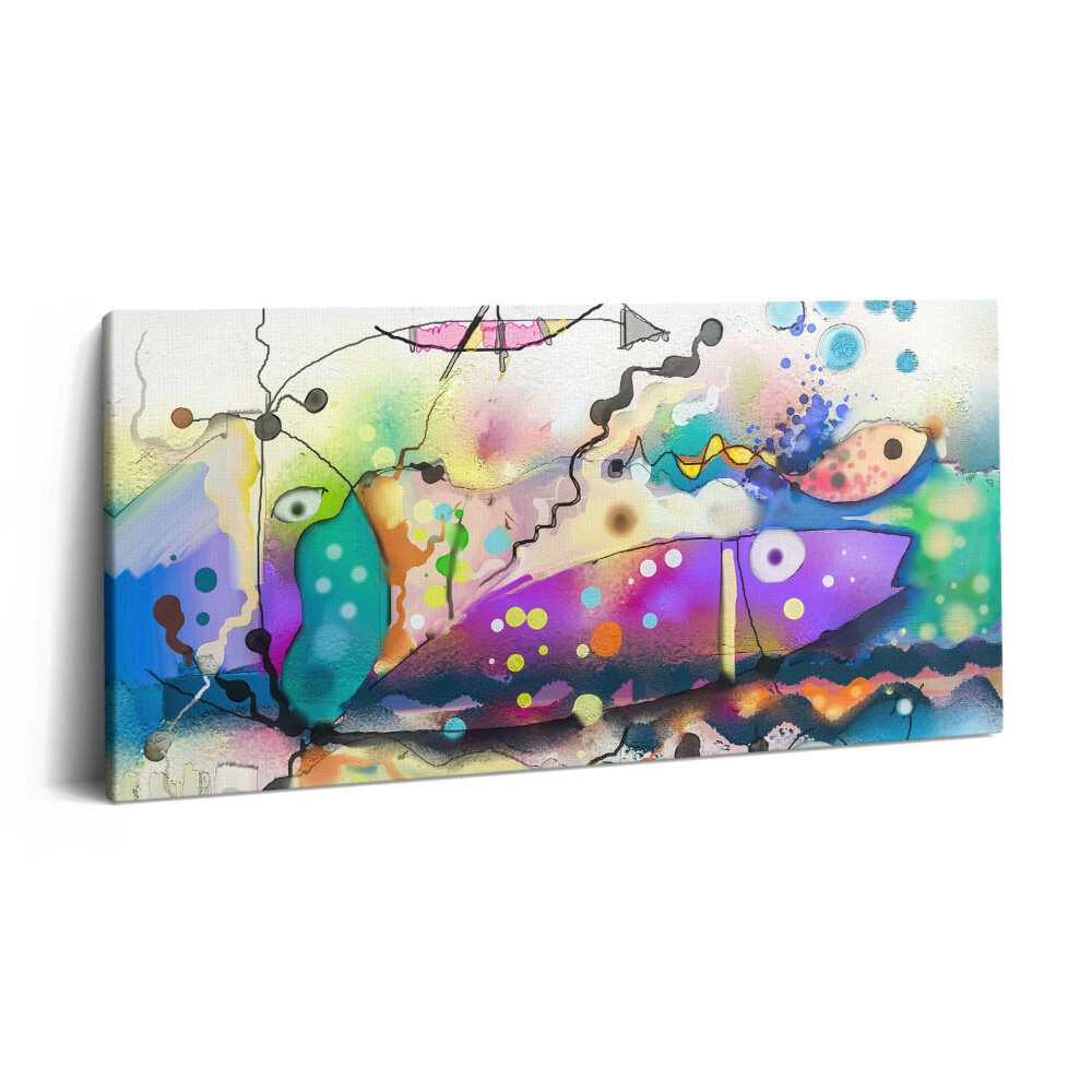 Imprimare tablou canvas 120x60 Imagine cu pești în mare