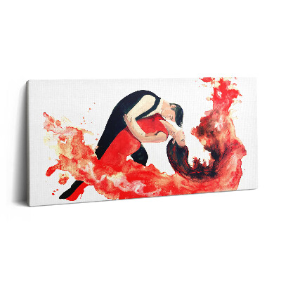 Imprimare tablou canvas 120x60 Tango senzual plin de emoții