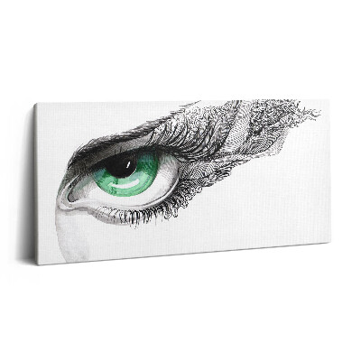 Imprimare tablou canvas 120x60 Abstracția ochiului uman