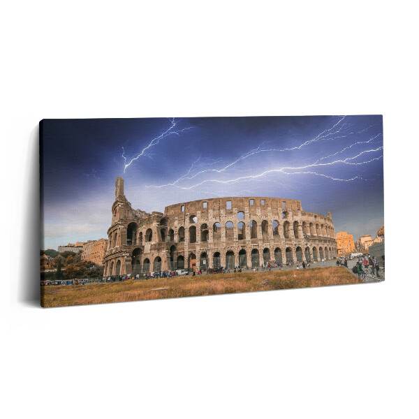 Imprimare tablou canvas 120x60 Furtună la Colosseum