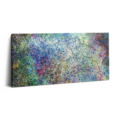 Imprimare tablou canvas 120x60 Abstracție expresivă a liniilor colorate