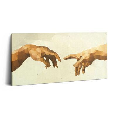 Imprimare tablou canvas 120x60 Crearea lui Adam