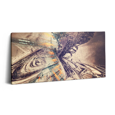 Imprimare tablou canvas 120x60 Mecanism abstract