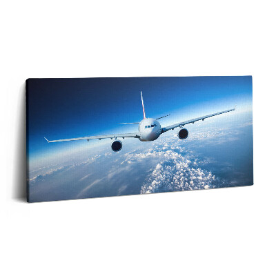 Imprimare tablou canvas 120x60 Avion deasupra norilor