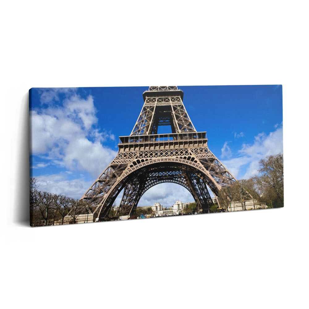 Imprimare tablou canvas 120x60 Turnul Eiffel din Paris
