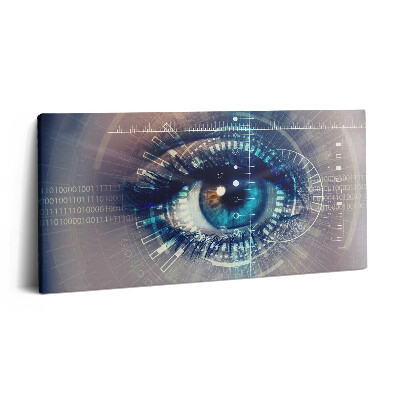 Imprimare tablou canvas 120x60 Ochii femeii
