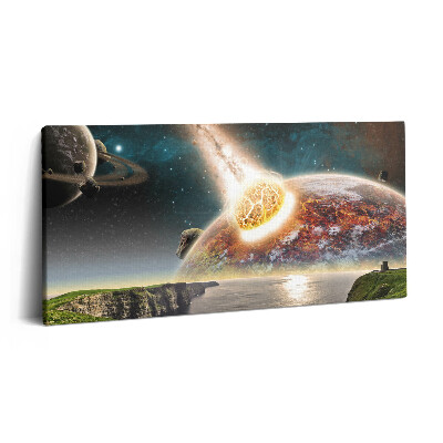 Imprimare tablou canvas 120x60 Sfârșitul planetei lumii