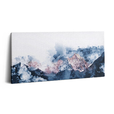 Imprimare tablou canvas 120x60 Rezumat al lanțurilor muntoase