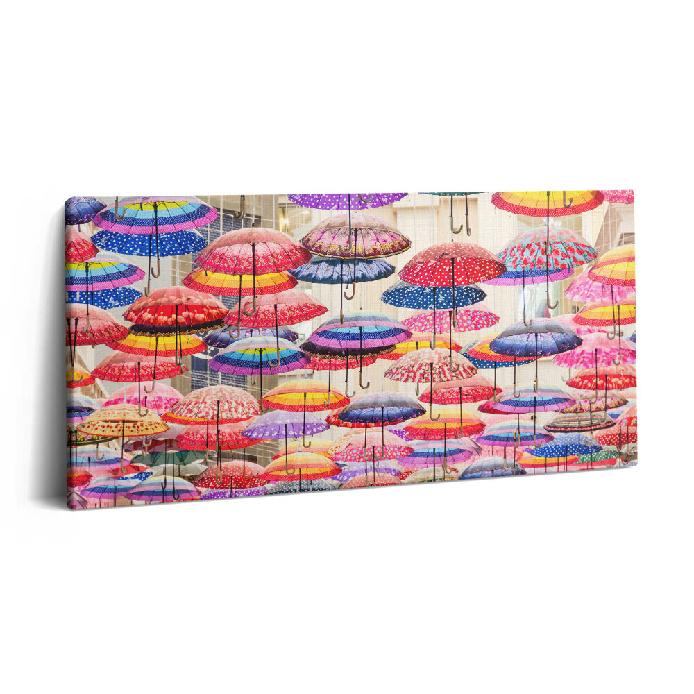 Imprimare tablou canvas 120x60 Umbre colorate