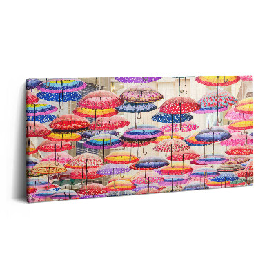 Imprimare tablou canvas 120x60 Umbre colorate