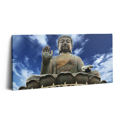 Imprimare tablou canvas 120x60 Tian Tan Buddha în Hong Kong
