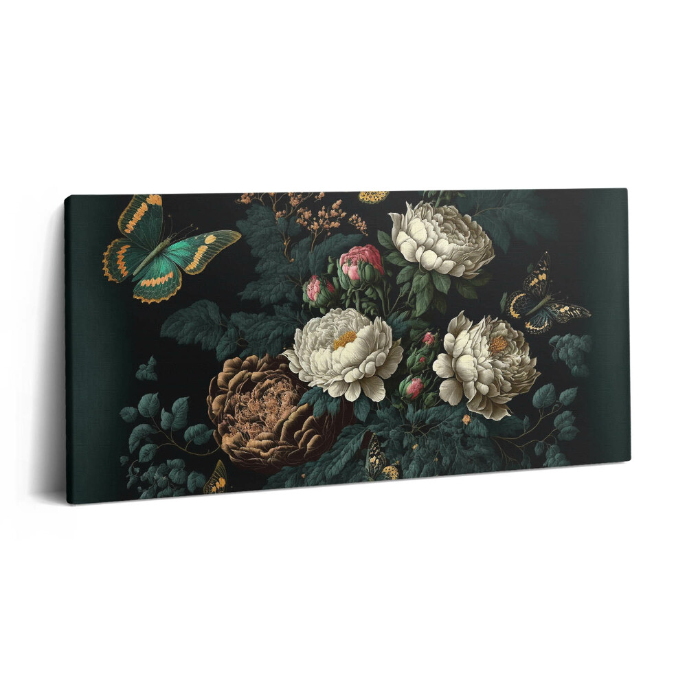 Imprimare tablou canvas 120x60 Model floral botanic