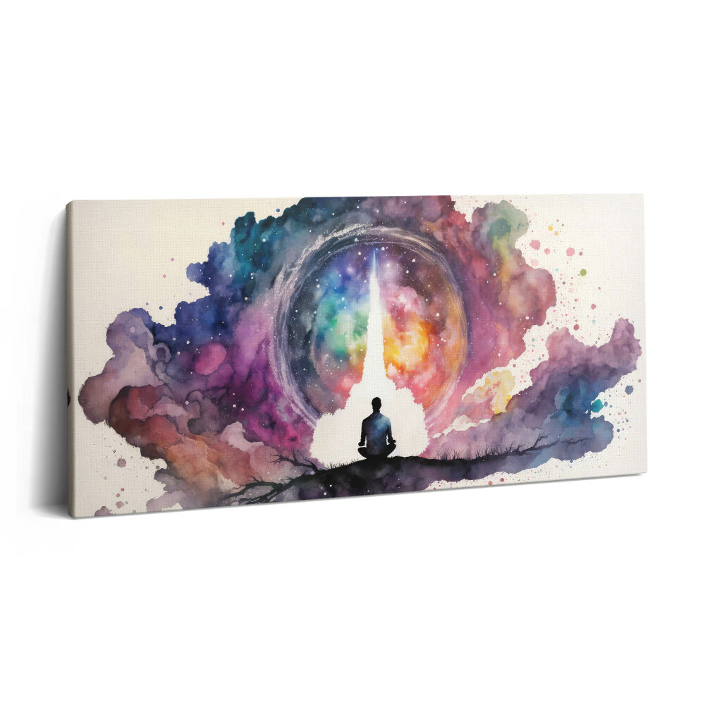 Imprimare tablou canvas 120x60 Meditație despre stilul de viață