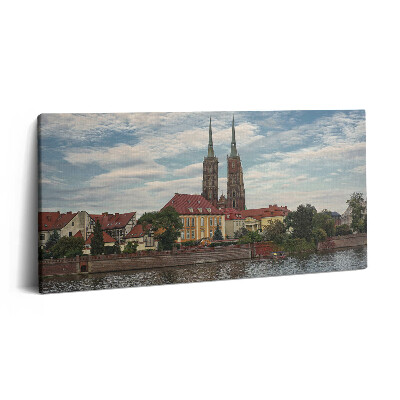 Imprimare tablou canvas 120x60 Biserica din Wrocław